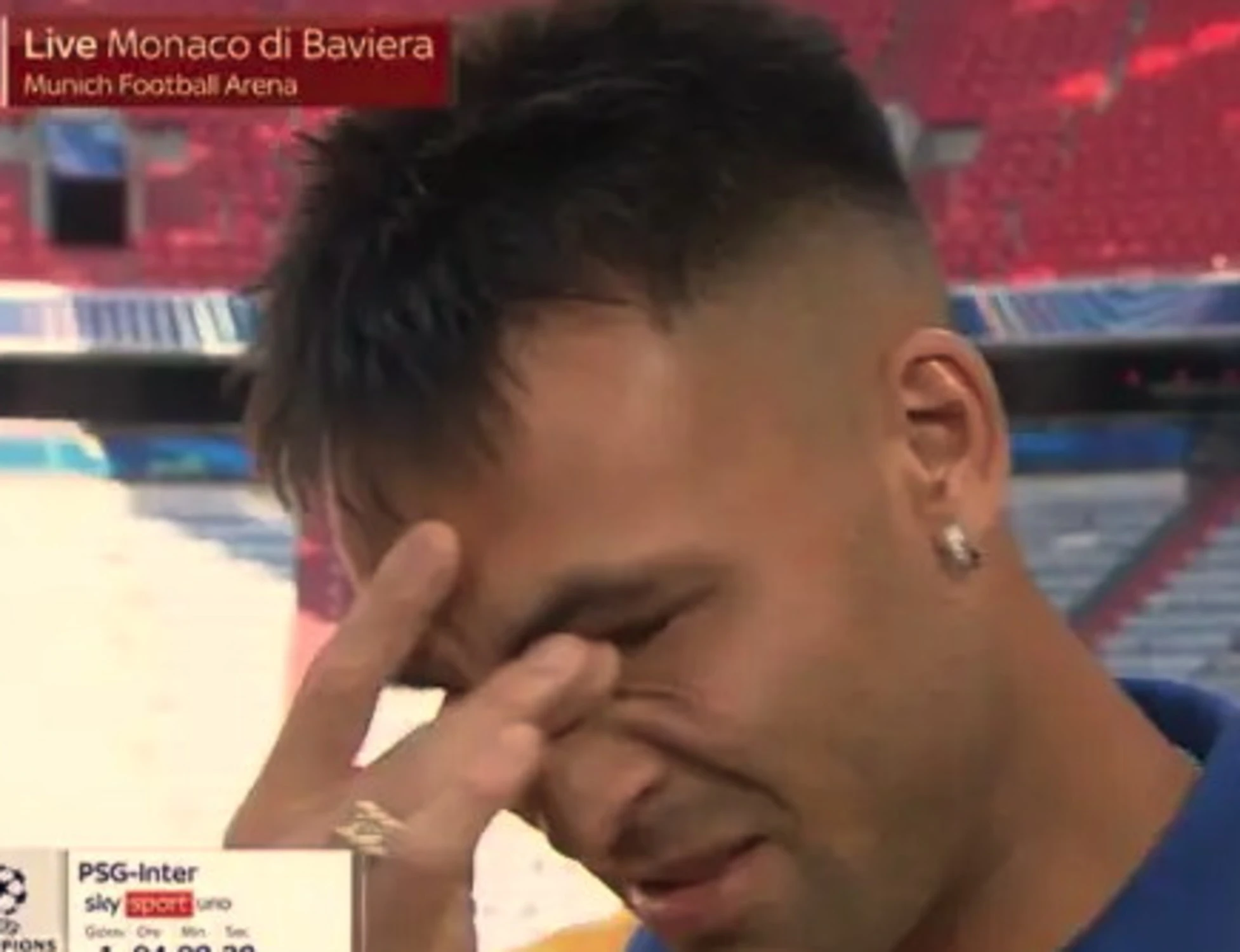 Psg-Inter, crollo di Lautaro Martinez: in lacrime prima della finale, ansia tra i tifosi