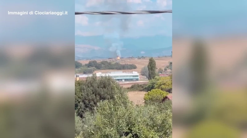 Colleferro, incendio ed esplosione nello stabilimento dell'ex Simmel Difesa: nessun ferito