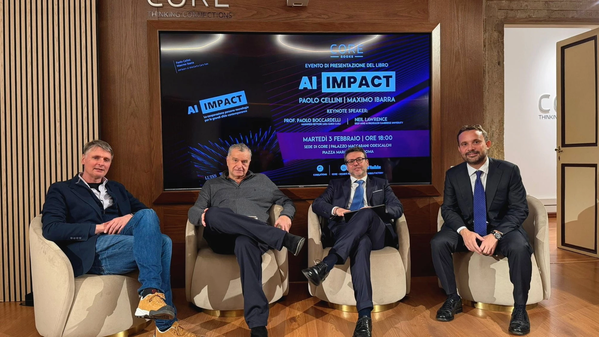 Roma, Presentato il libro “Al Impact” di Paolo Cellini e Maximo Ibarra: I'Intelligenza Artificiale e la cooperazione uomo-macchina per le grandi sfide contemporanee