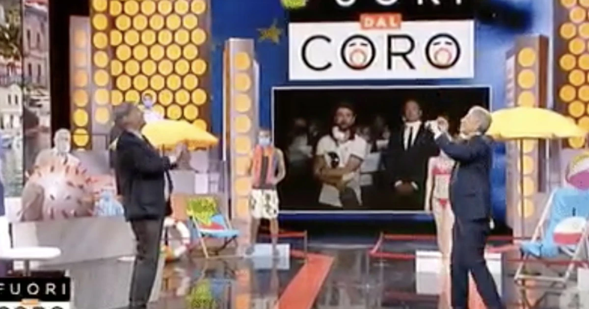 Fuori dal coro, Mario Giordano e Paolo Del Debbio "palleggiano": la trovata per svelare il "gioco sporco del governo"