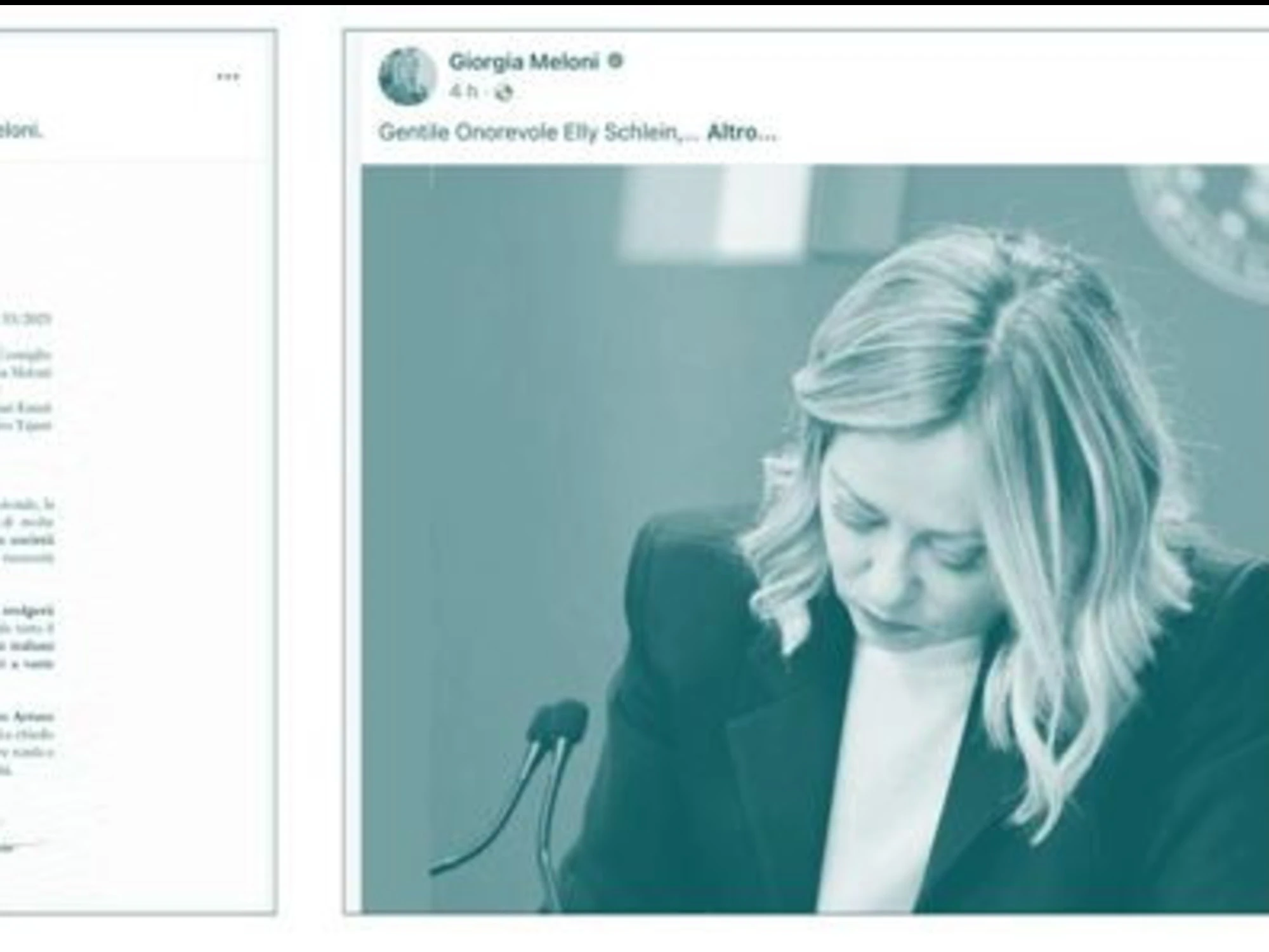 Flotilla, Meloni vince anche sui social il botta e risposta con Schlein