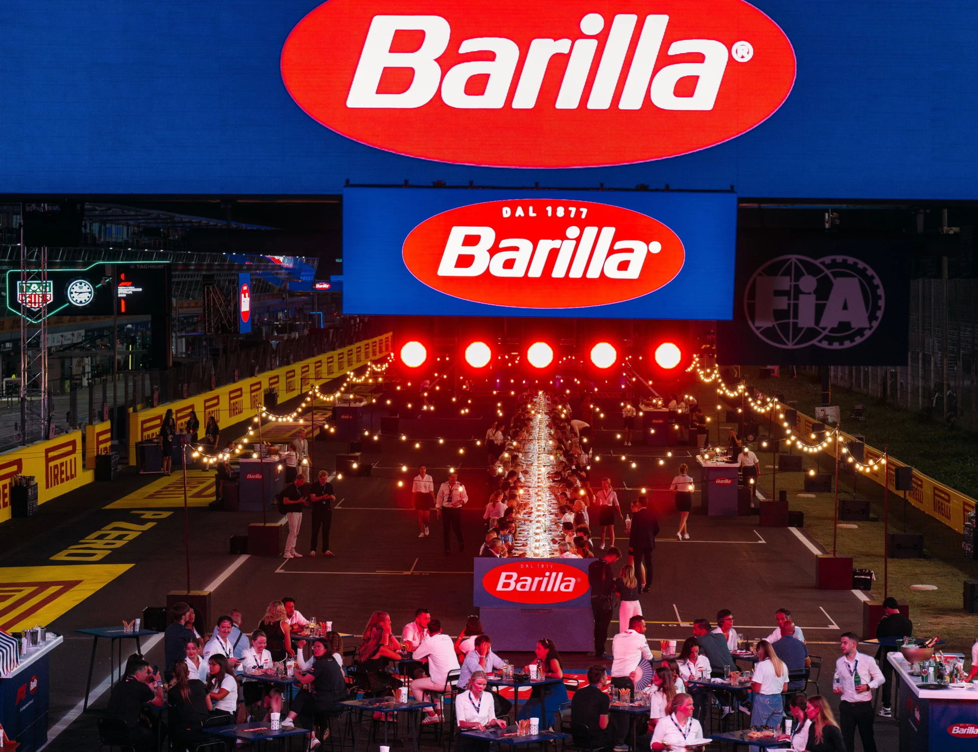 Con La Tavolata, Barilla mette a tavola la Formula 1