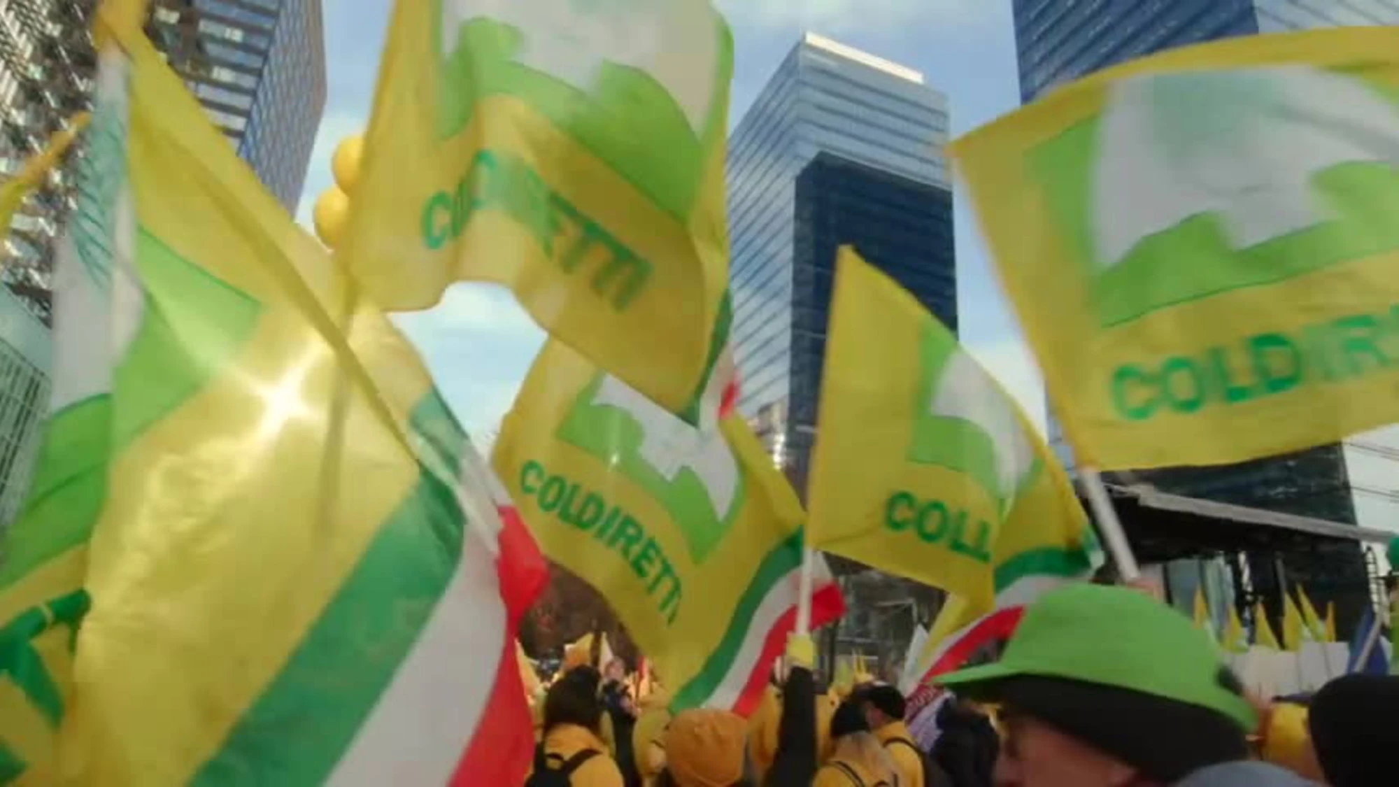 Coldiretti scende in piazza a Bruxelles