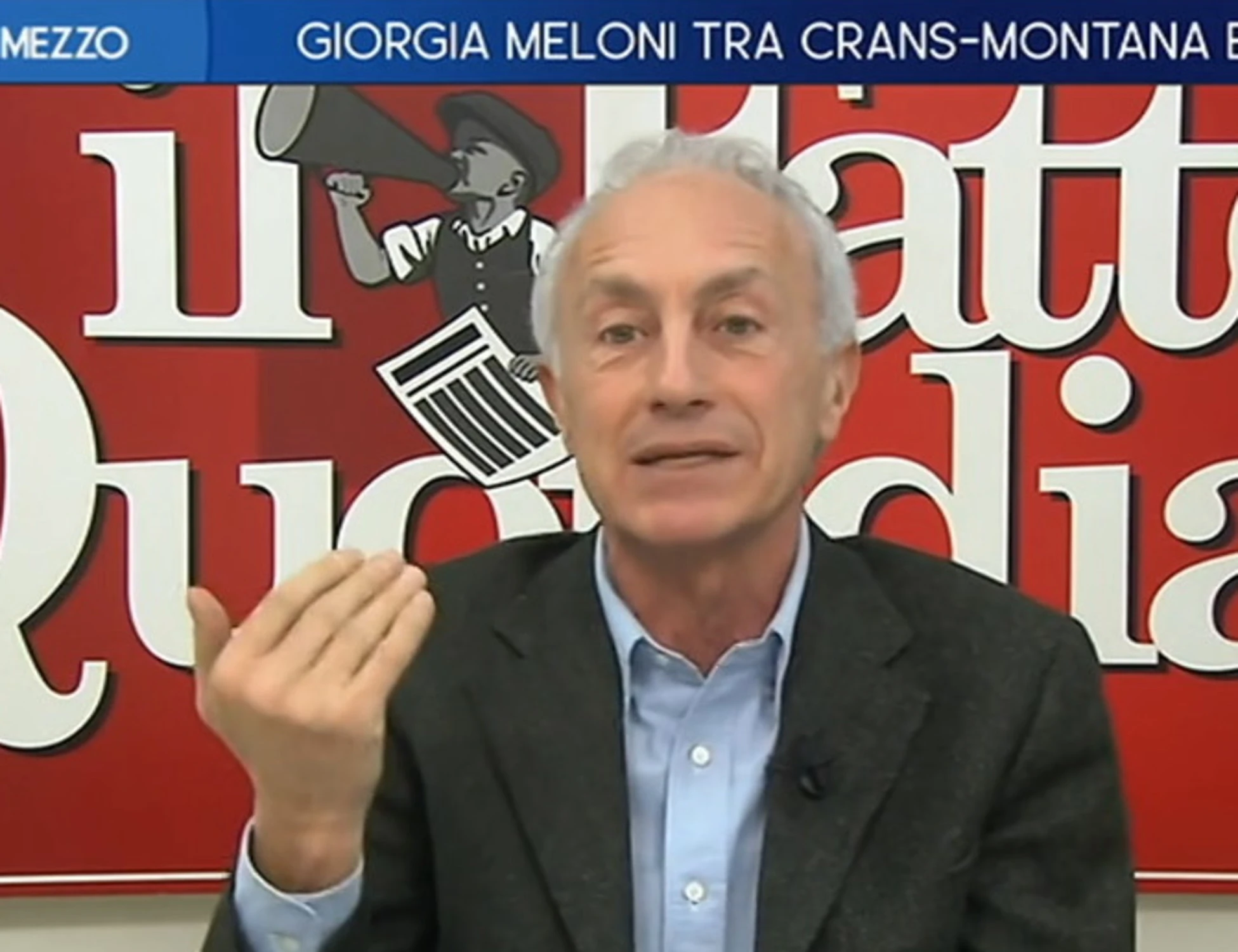 Otto e Mezzo, Marco Travaglio insulta Giorgia Meloni: "Crans-Montana? Un'analfabeta"