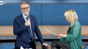 Che tempo che fa, Luciana Littizzetto a Draghi: "Grandissimo figlio di BCE", l'imbarazzo di Fazio