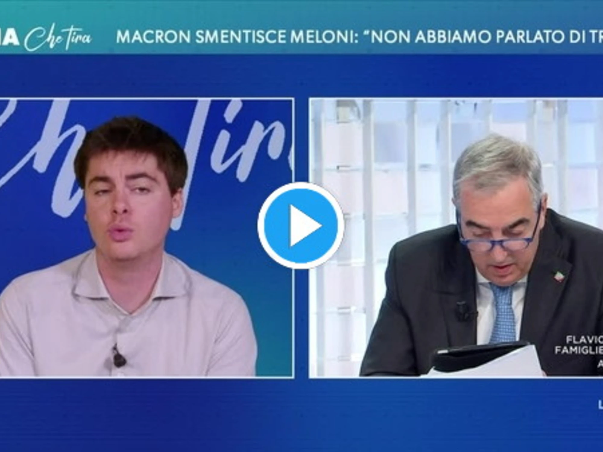 L'aria che tira, Gasparri spiana il piddino Romano: "Zitto, le fa bene alla vita"