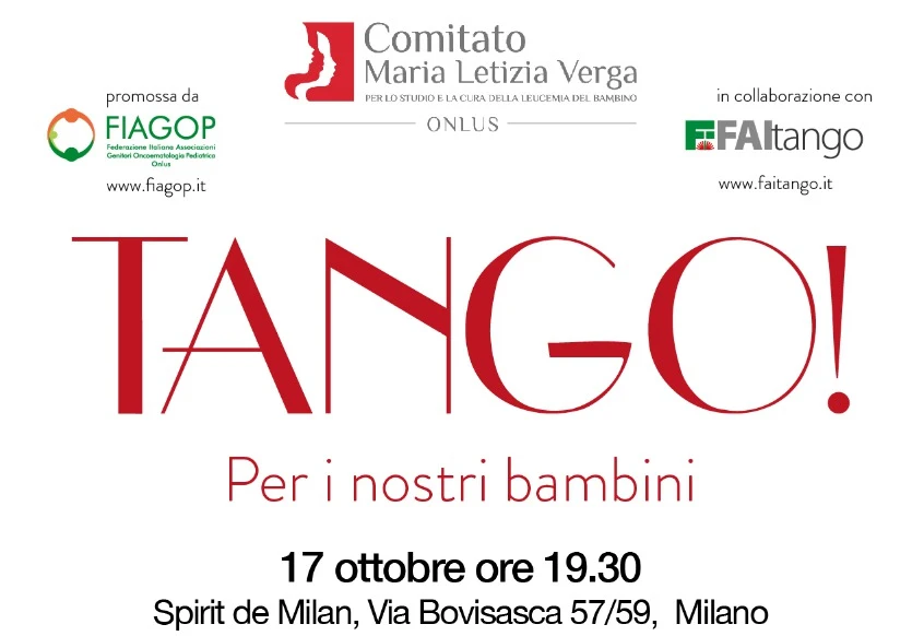 Milano si accende con una serata di tango per combattere la leucemia