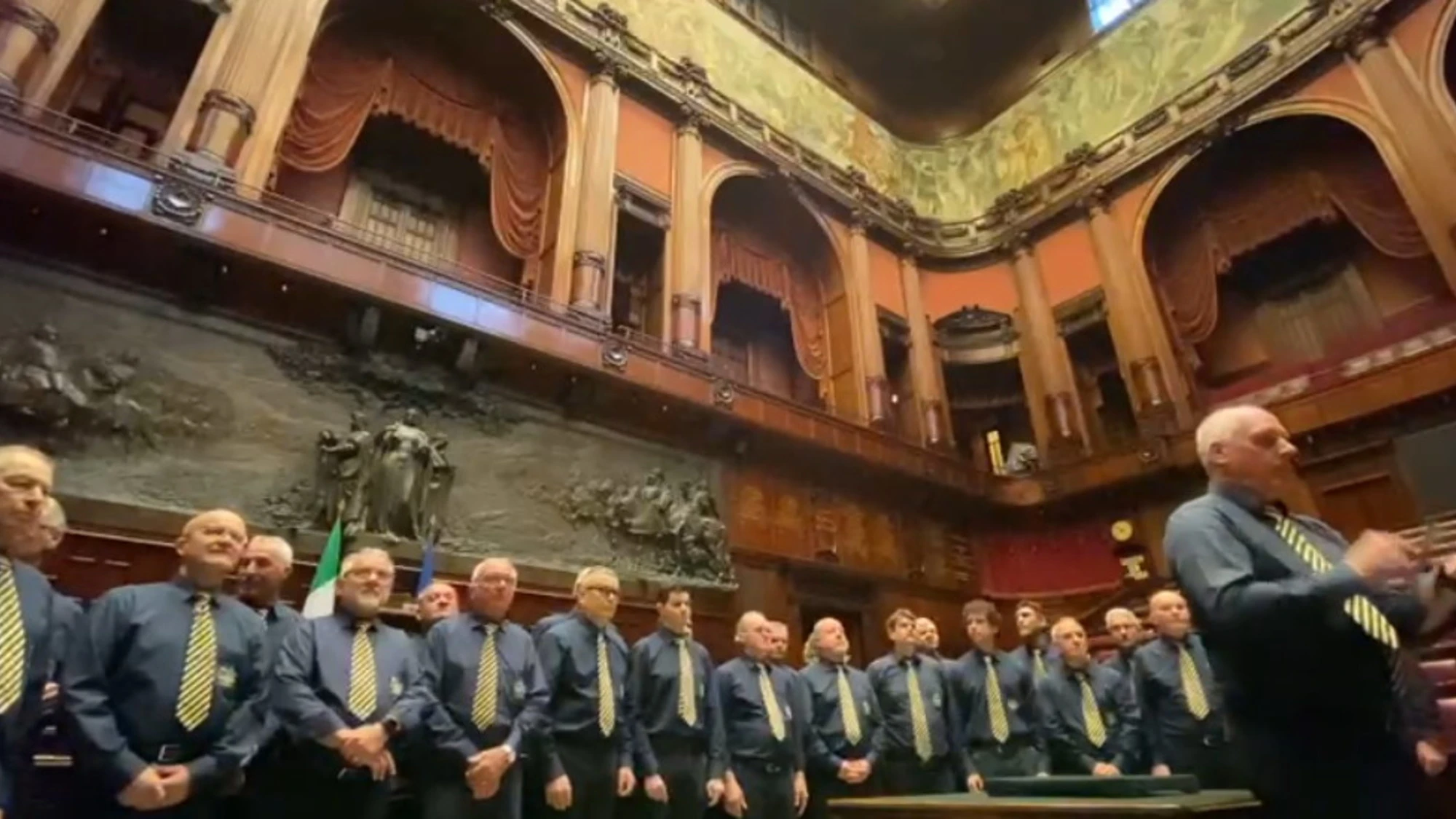 Montecitorio a porte aperte, coro trevigiano Valcavasia si esibisce in Aula 
