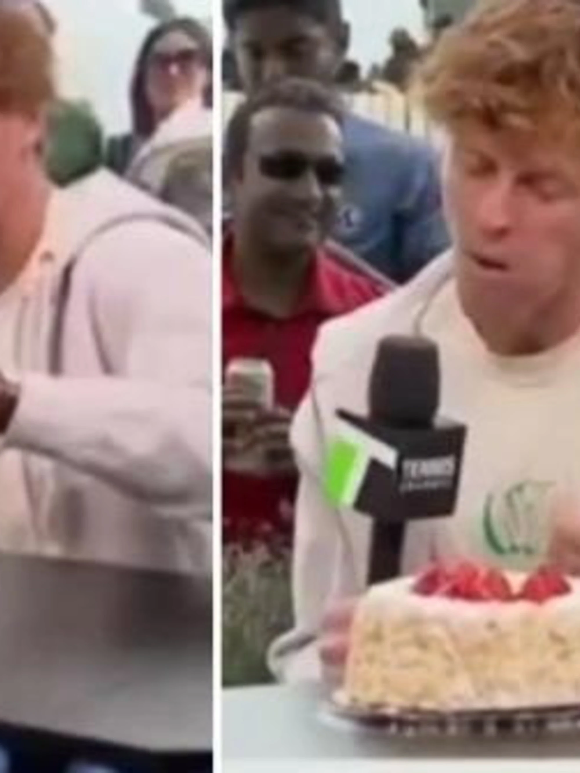 Jannik Sinner, l'ipotesi choc sulla torta alla panna