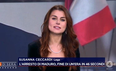4 di Sera, Ceccardi spiana la sinistra che difende Maduro: "Cancellata"