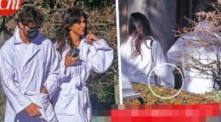 Belen Rodriguez beccata con De Martino. Seguigi di Signorini nel resort, occhio al dettaglio