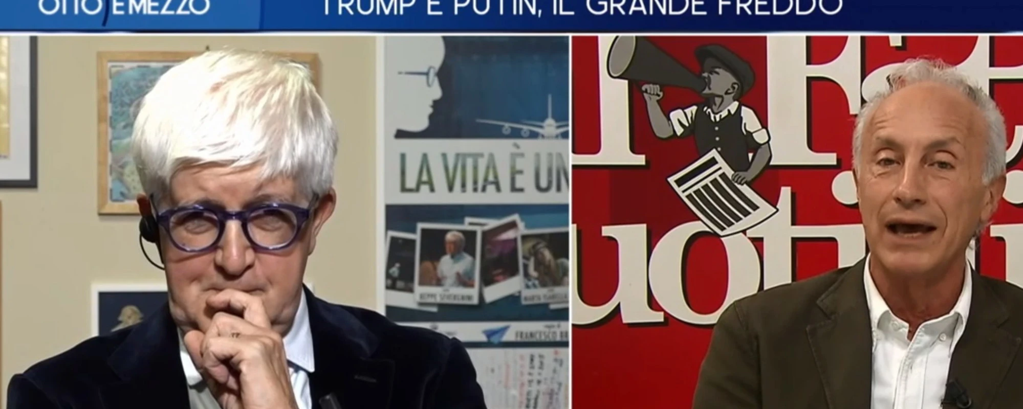 "Ma cosa dici?": la maxi rissa russa dalla Gruber