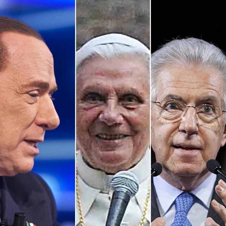 Berlusconi, Ratzinger e Monti