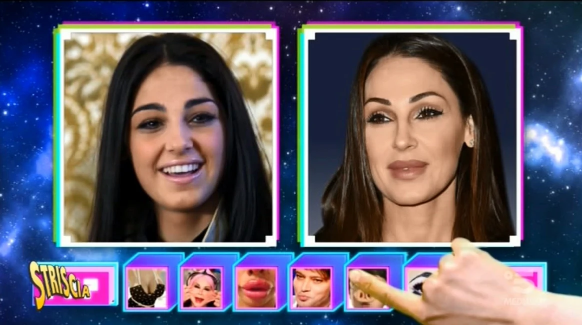 Striscia la Notizia, colpo bassissimo contro Anna Tatangelo: "La riconoscete?", come la mostrano