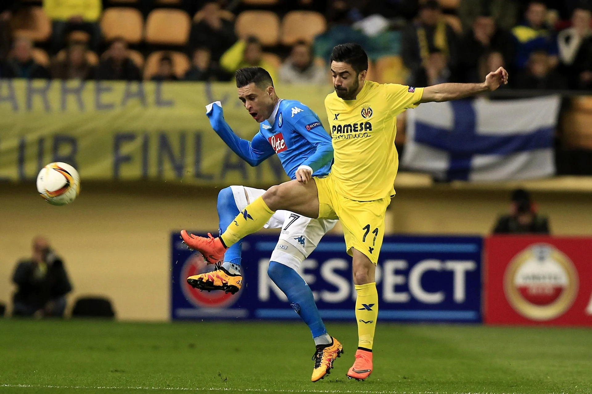Europa League, male le italiane: Napoli ko col Villarreal, Fiorentina e Lazio pari