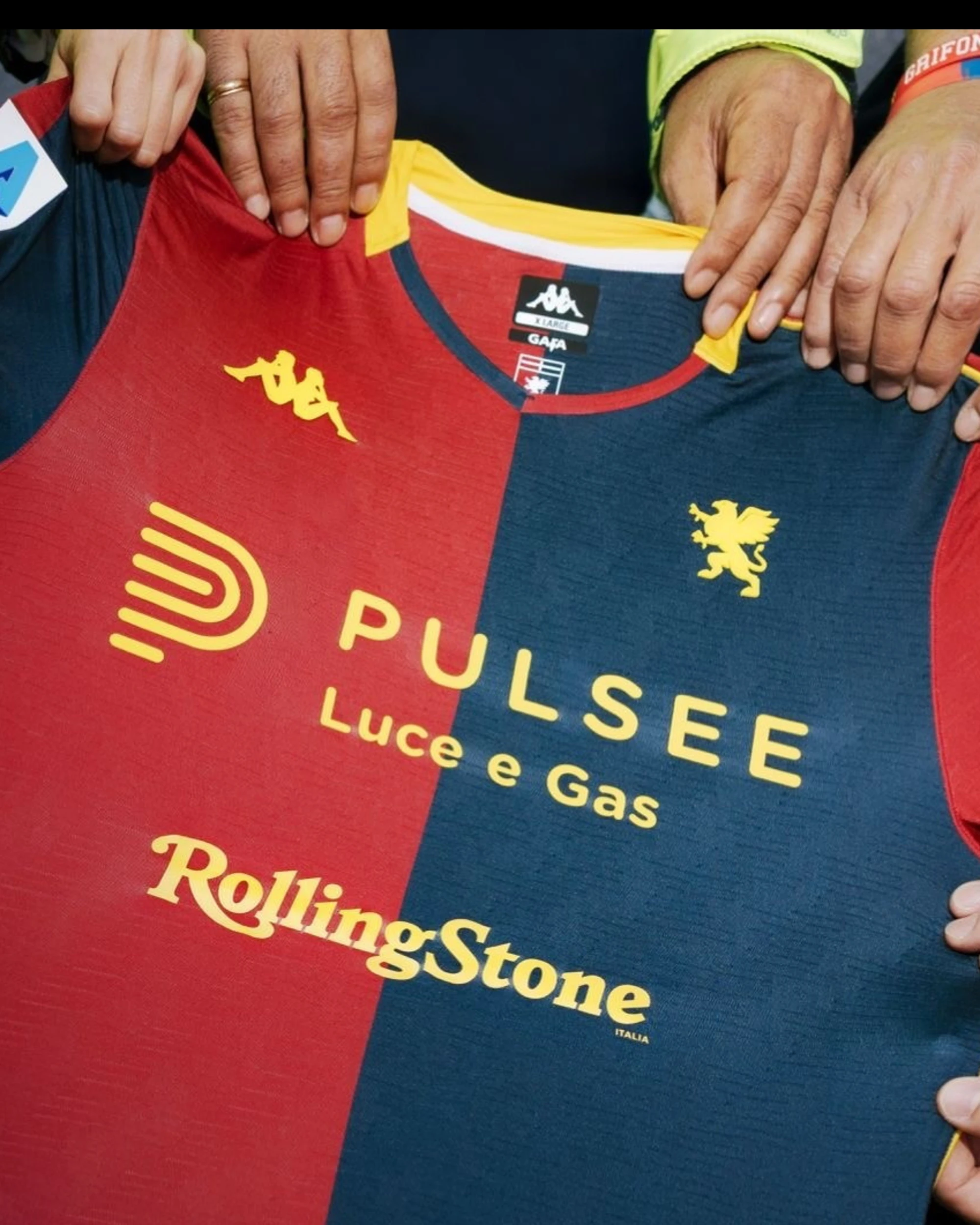 Rolling Stone Italia e Genoa CFC insieme