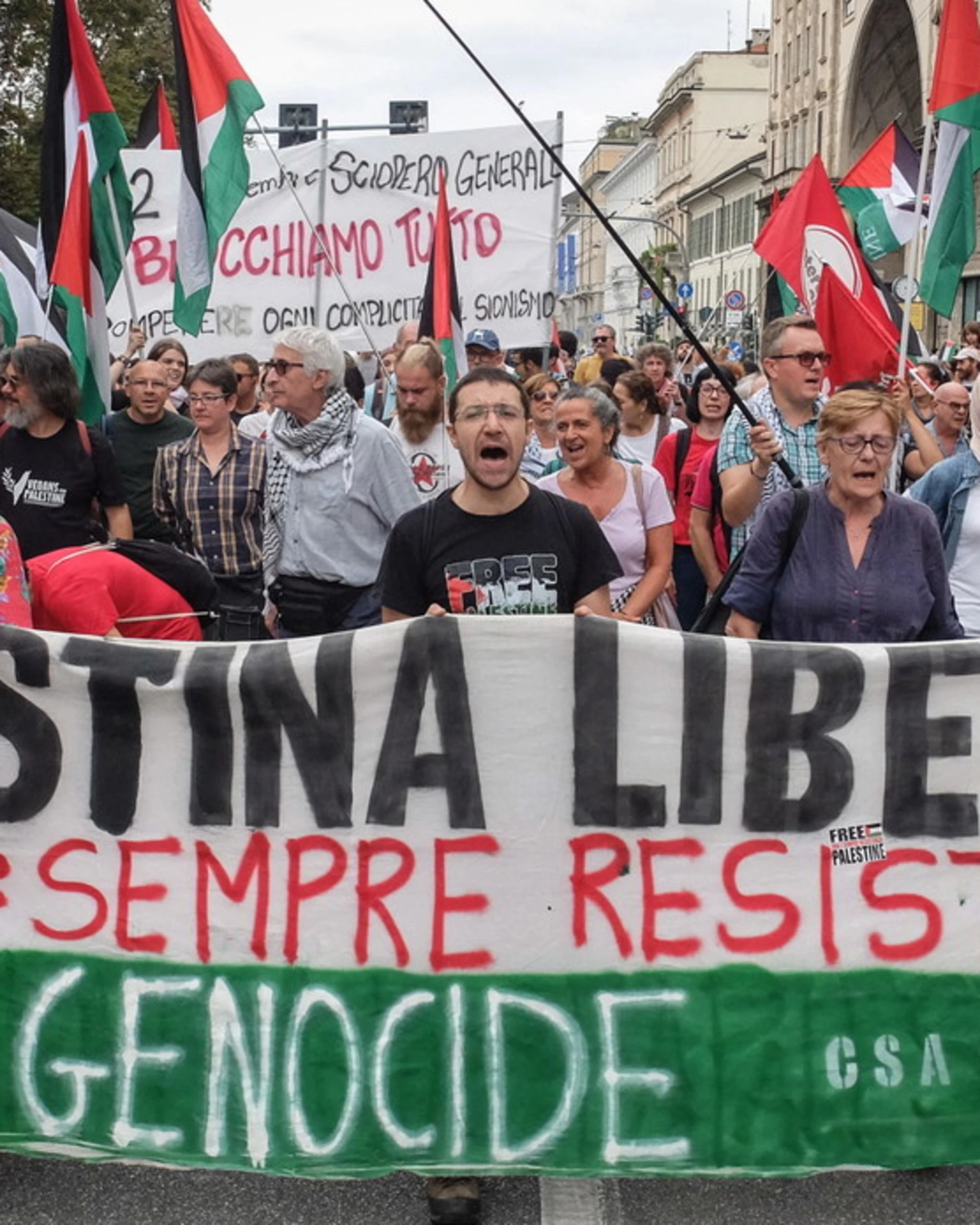 Propaganda pro-Palestina pure nelle scuole