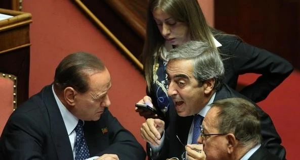 Gasparri e la Rossi coi fedelissimi di Fitto