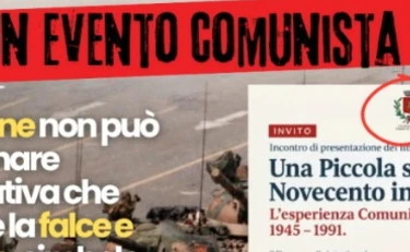 Casatenovo, ira di FdI: sul volantino dell'evento patrocinato dal Comune di sinistra spuntano falce e martello