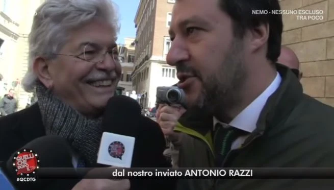 Antonio Razzi, nuova vita dopo l&apos;addio al Parlamento: fa l&apos;inviato di Quelli che dopo il tg