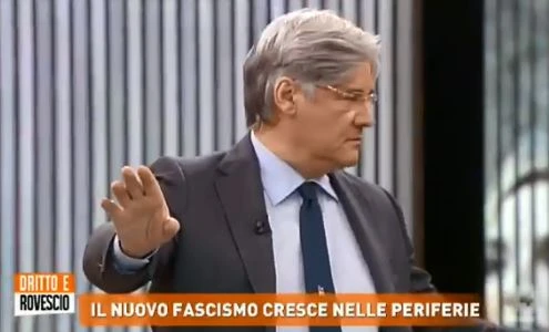 Paolo Del Debbio rimette al suo posto Vauro dopo la rissa con Er Brasile: "Figurati se..."