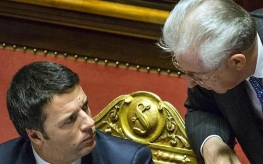 Al Senato duro scontro tra Monti e Renzi: "Servo della Germania"