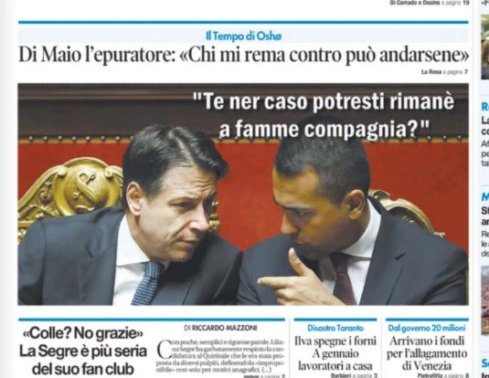 Luigi Di Maio e Conte, frase rubata. Grillino da ridere, disperato in ginocchio dal premier: "Tu nel caso..."