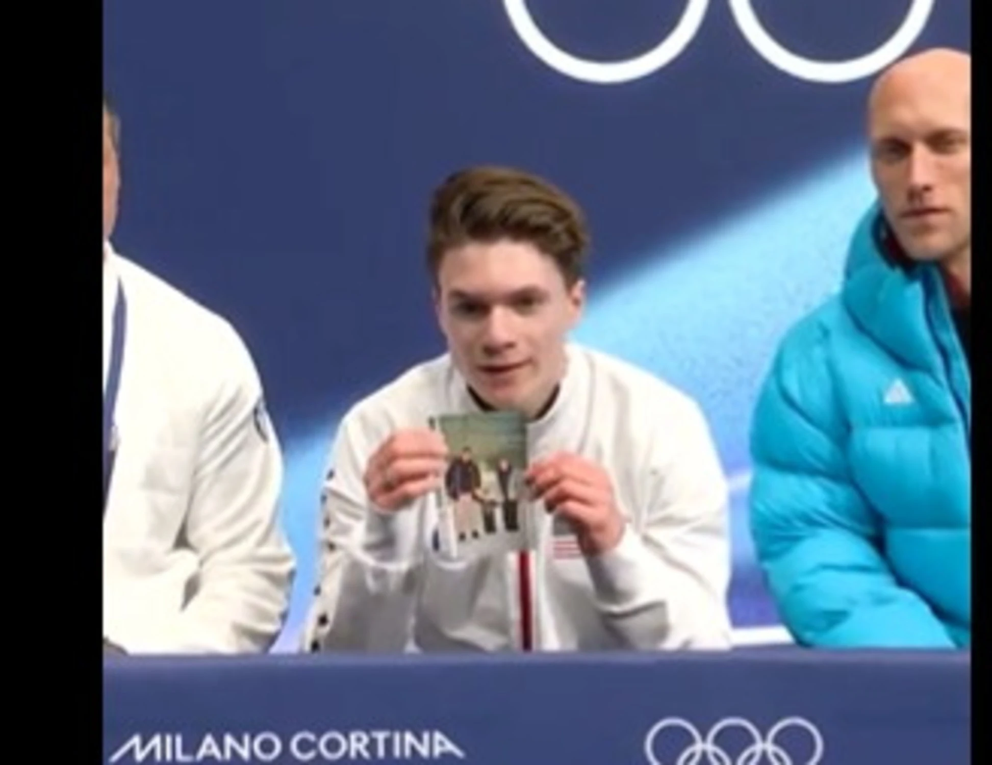 Milano-Cortina, Naumov mostra questa foto e crolla davanti a tutti