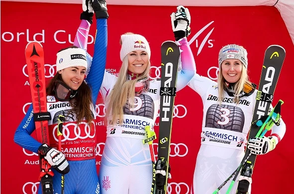 Sci, Sofia Goggia seconda nella discesa libera di Garmish