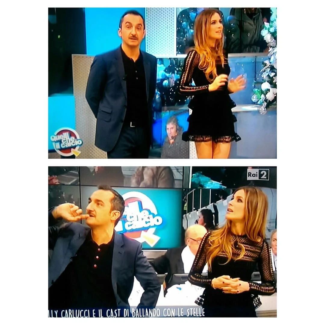 Minigonna inguinale, trasparenze, sex appeal: Eleonora Pedron in gran spolvero in tv