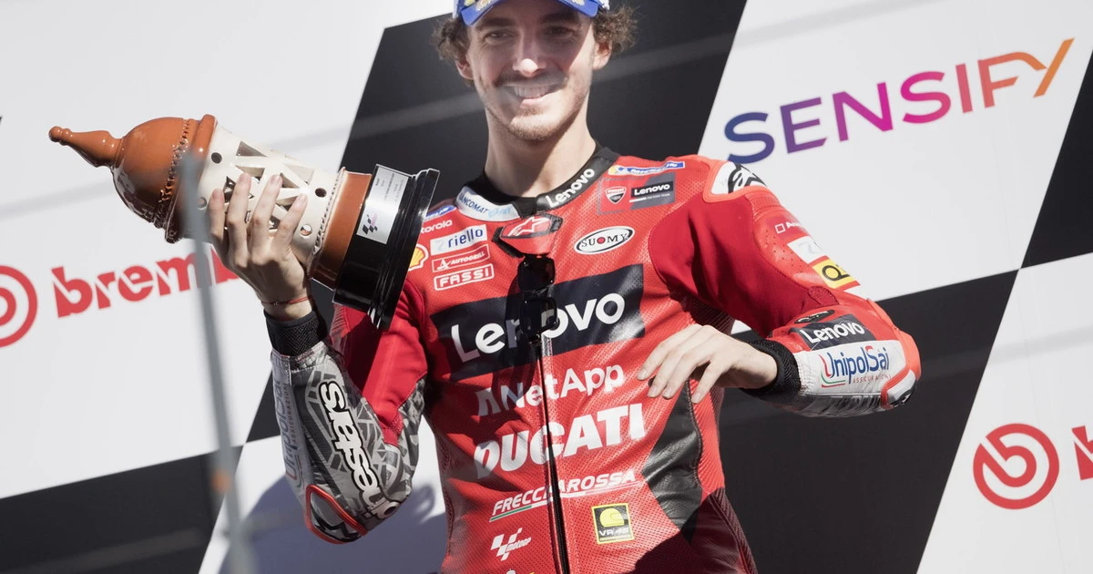 MotoGp, Bagnaia fa impazzire la Ducati: vittoria in Portogallo e mondiale costruttori