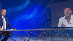 Matteo Salvini a In Onda replica a Luca Telese: "Io non ho insultato la Azzolina, è lei che mi ha dato del troglodita da voi"