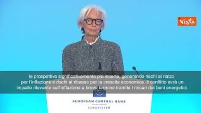 Lagarde (Bce): Urgente rafforzare area Euro e sua economia