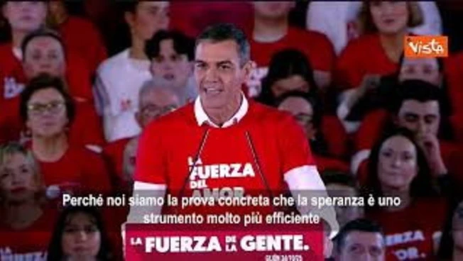 Sanchez su elezioni in Spagna: Facciamo come Lula in Brasile, la speranza è più forte dell'odio