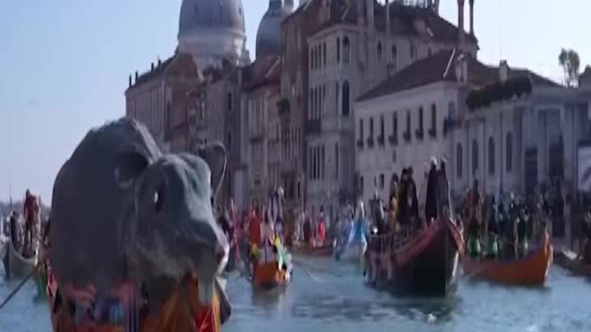 Carnevale 2026, la spettacolare sfilata sul Canal Grande a Venezia