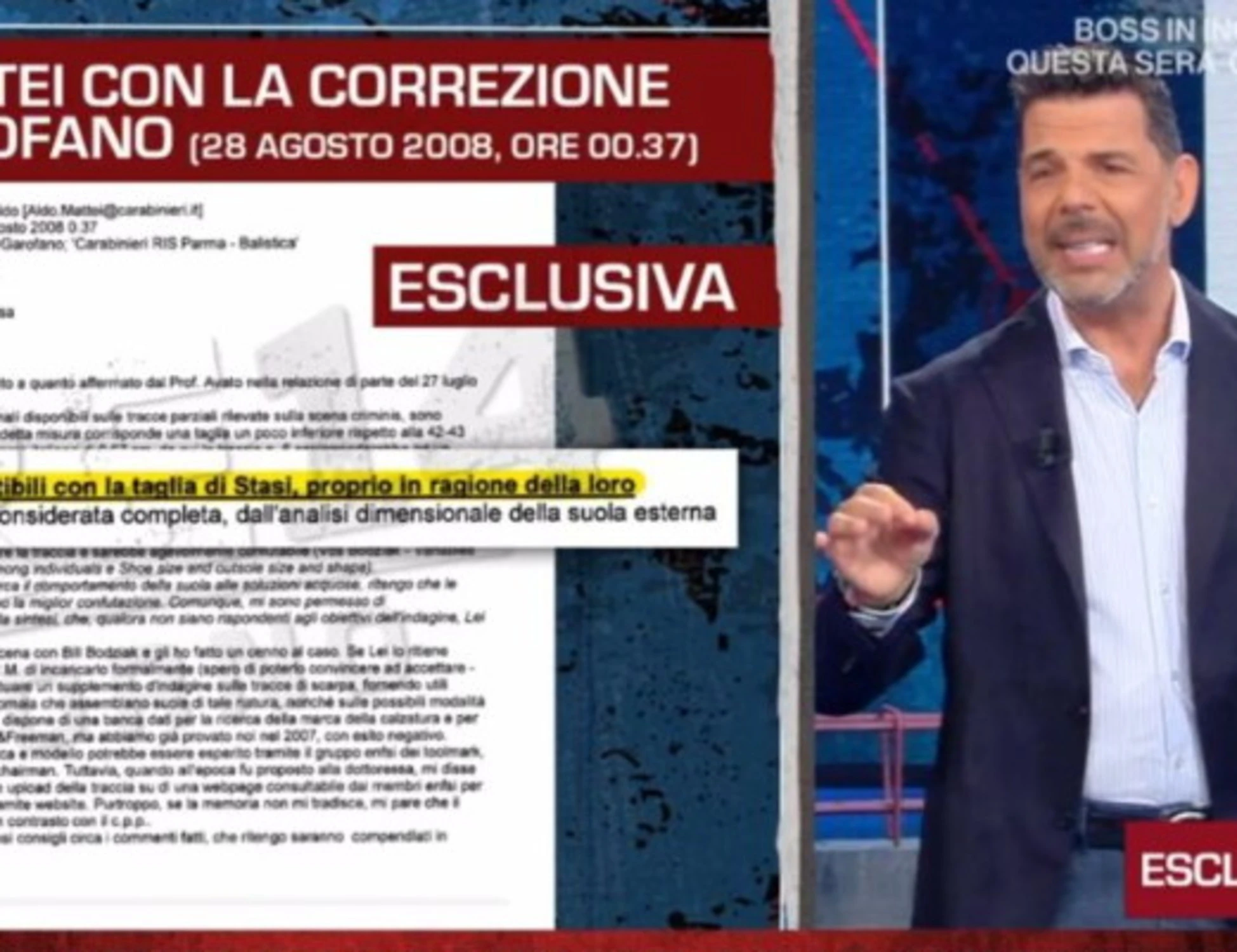 Garlasco, spunta una vecchia mail tra Garofano e i suoi uomini. Salvo Sottile: "Ho i brividi"