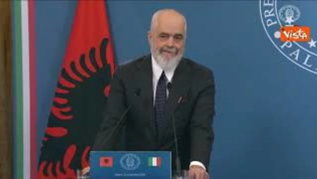 Il premier albanese Edi Rama: Meloni è mia sorella. Per scelta mia, non sua