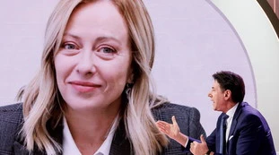 Conte contro la Meloni: &quot;Accovacciata come un agnellino&quot;