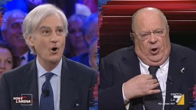 Giuliano Cazzola e Antonio Maria Rinaldi, scontro brutale a Non è l'arena di Massimo Giletti