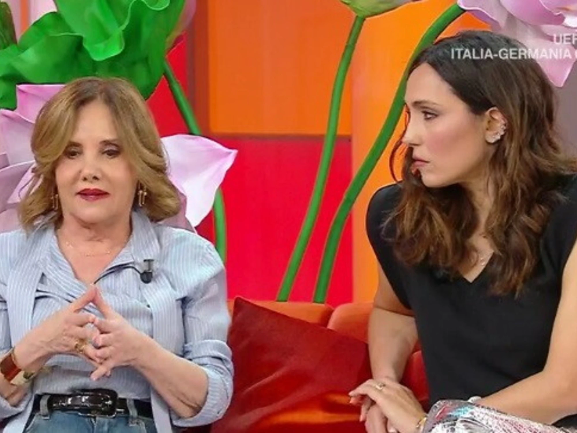 La volta buona, Patrizia Mirigliani asfalta Ditonellapiaga: "Non ho delle disperate..."