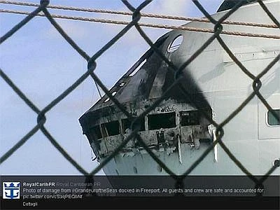 Nave da crociera in fiamme alle Bahamas, oltre 2.200 passeggeri in salvo