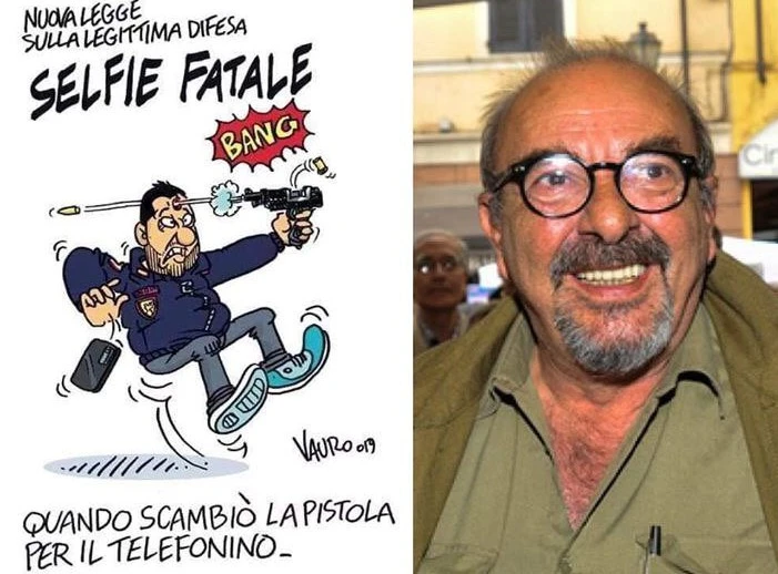 Matteo Salvini, furia contro Vauro: vede questa vignetta e non perdona / Guarda