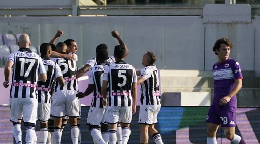 Fiorentina fatta a polpette dall'Udinese: 4-0 al Franchi. Per la Viola l'Europa ora è lontana