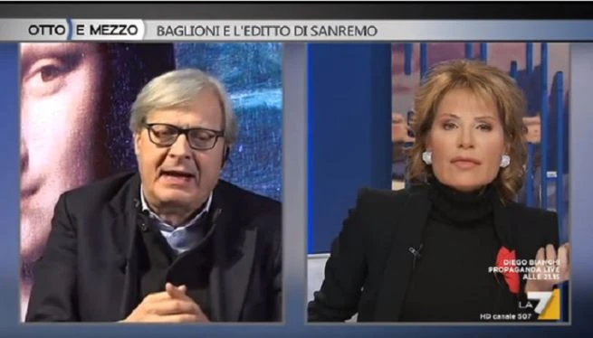 Otto e Mezzo, Lilli Gruber contro Vittorio Sgarbi: bomba su Silvio Berlusconi