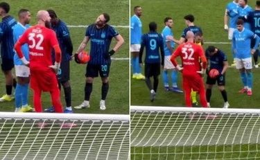Inter-Napoli, le immagini parlano chiaro: prima del rigore...