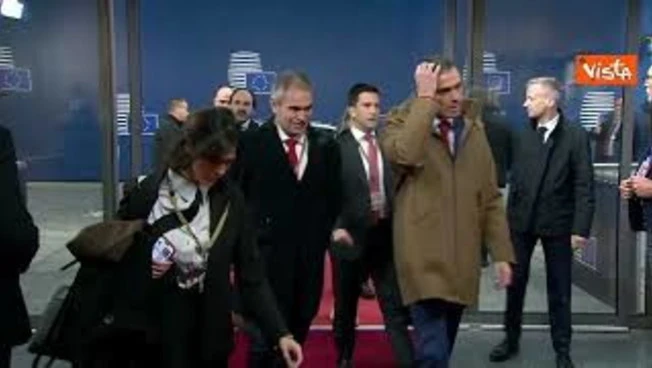 Leggi l'articolo: I leader europei arrivano al Consiglio Ue di Bruxelles. Tra gli altri, Meloni, Macron e Metsola