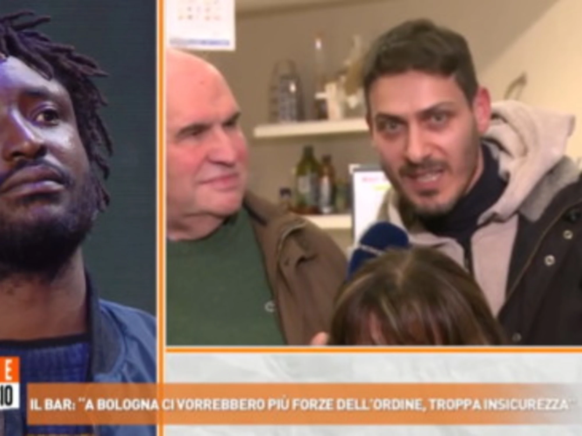 Dritto e Rovescio, immigrato travolto in studio: "Non ti sta bene? Torna a casa"