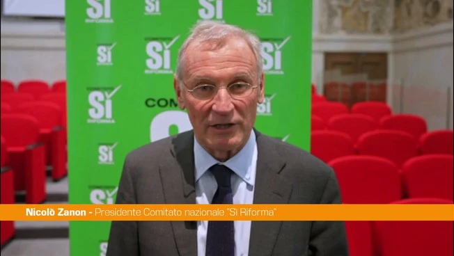 Referendum, Zanon "Con la separazione delle carriere processo più giusto"