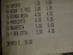 Albenga, vanno in pizzeria: "Due pizze, ma le porti ben cotte". Brutta sorpresa sullo scontrino
