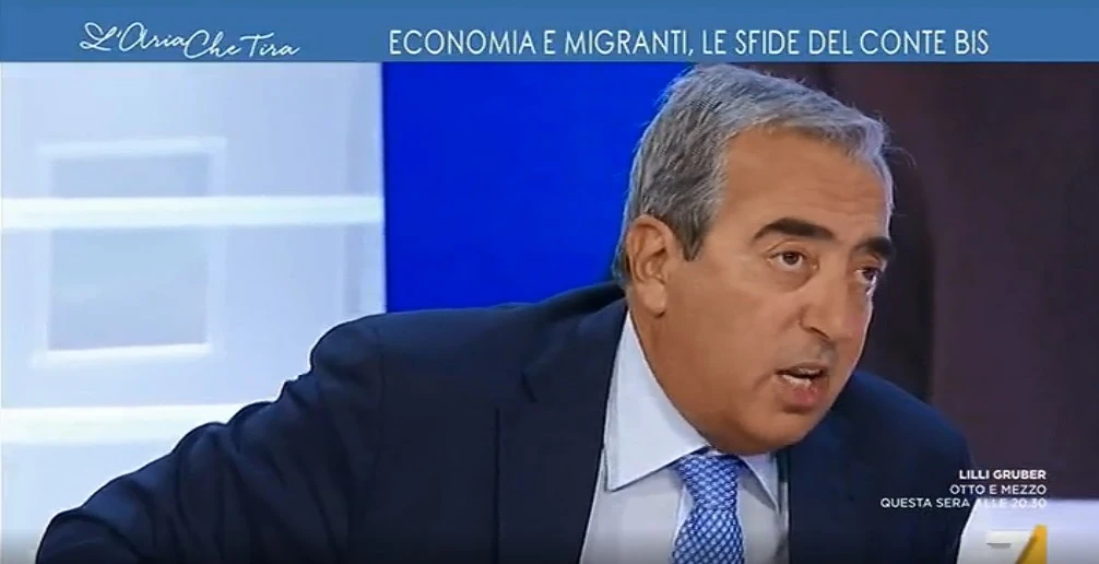Maurizio Gasparri a L'aria che tira: "Hanno telefonato a Zingaretti e gli hanno detto brutto scemo, perdi"